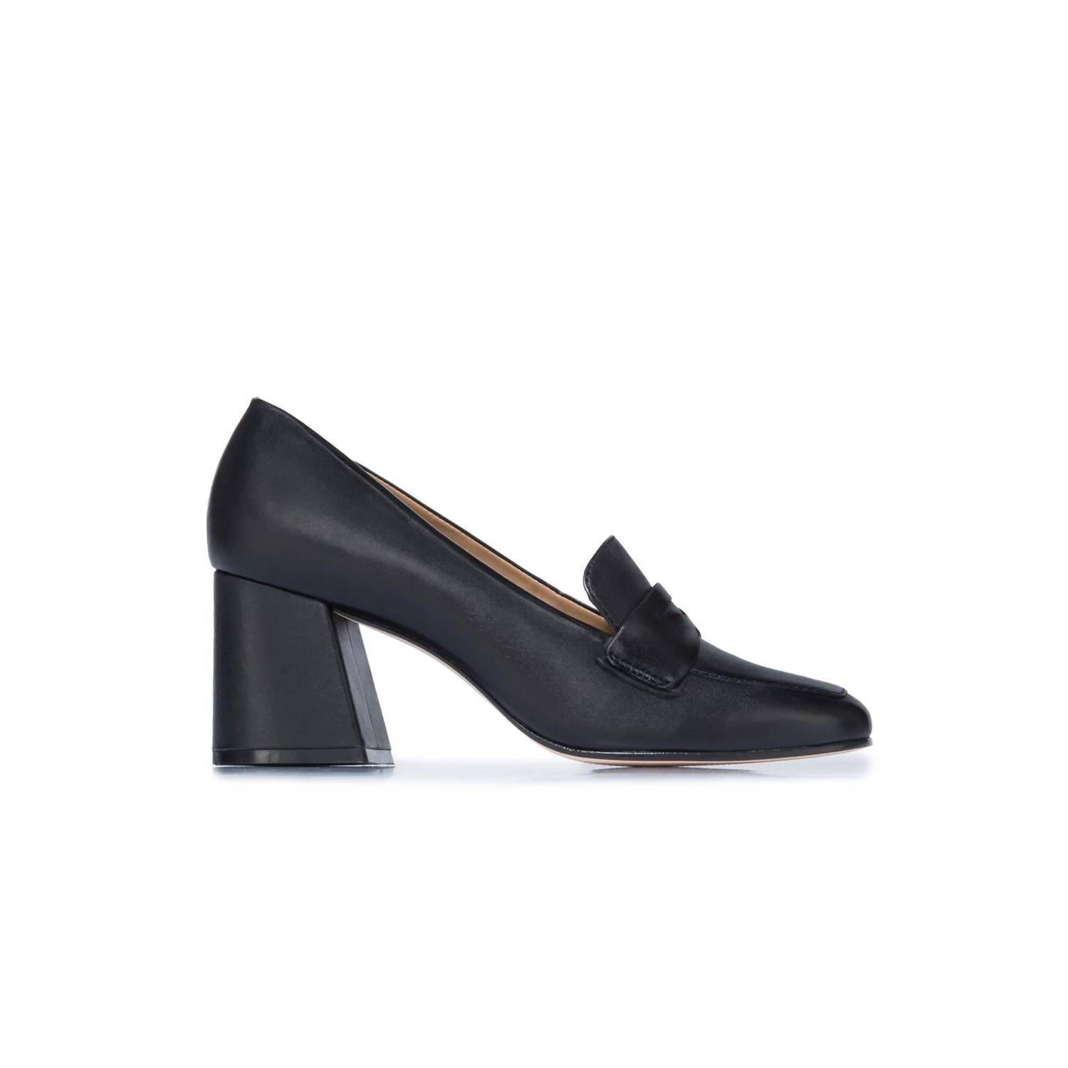 New Bernardo Women's Nessa Block Heel Loafer In Black